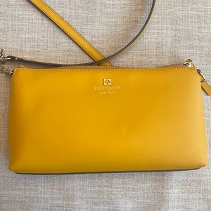 Yellow Kate Spade crossbody